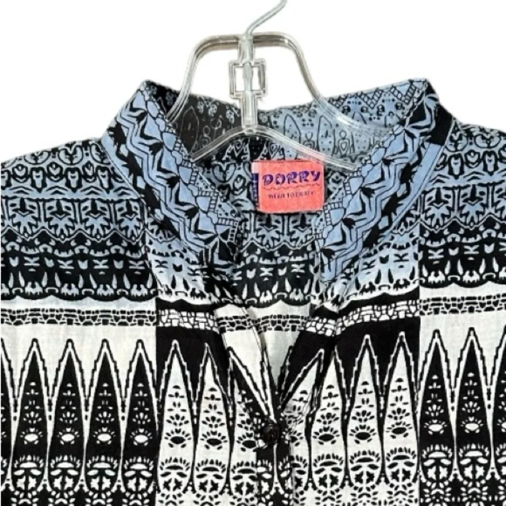 Dorry Color-block Sleeveless Boho Button Front Dress Size Small Colorful Bold - Picture 6 of 11